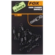 Fox Obratlík Rychlo výměnný EDGES™ Kwik Change Swivel Size 10