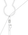 Fox Black Label Line Guards Y-Line (Rohatinka pro vedení vlasce Y)