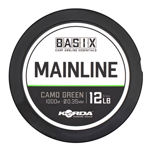 Korda Vlasec Basix Mainline, 500m, Camo Green 0,35mm, 5,4kg
