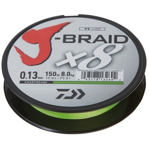 Daiwa Šnura J-Braid X8 0,10mm, 1m