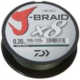 Daiwa Šňůra J-Braid X8 Dark Green Tmavě Zelená 150m 0,06mm, 4,0kg