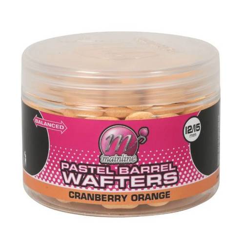 Mainline Pastel Barrel Wafters 12/15mm Cranberry Orange