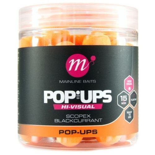 Mainline Pop-Ups  Hi-Visual 15mm Scopex Blackcurrant