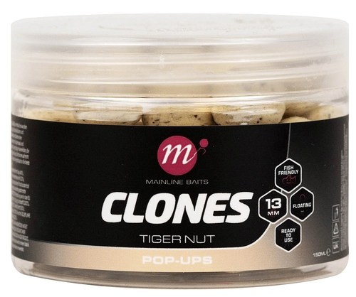 Mainline Pop Ups Clones, 13mm, 150ml Tiger Nut