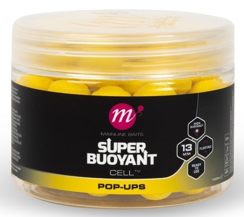 Mainline Pop Up Super Buoyant Cell 13mm, 150ml White-Bílý