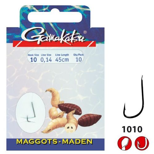 Gamakatsu Návazec BKD-1010R Maggots Size 10 0,14mm 120cm