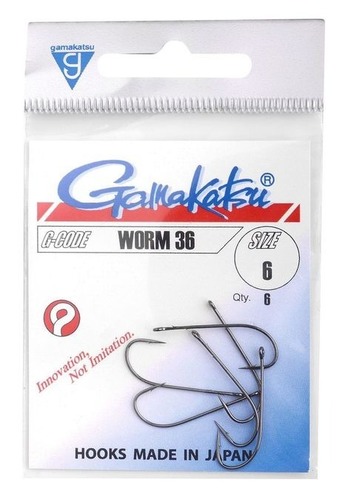 Gamakatsu Háček G-Code Worm 36 Size 3/0