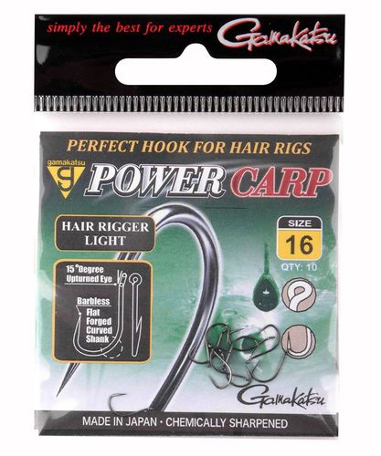 Gamakatsu Háček Power Carp Hair Rigger Light Size 12