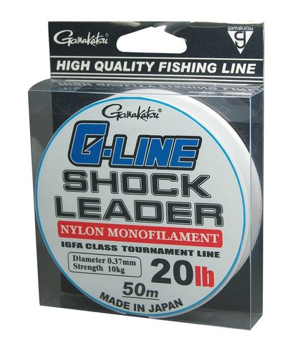 Gamakatsu Vlasec G-Line Shock Leader Monofilament 0,57mm 20kg 50m