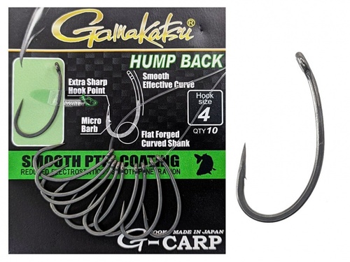 Gamakstsu Háček G-Carp Hump Back Size 4