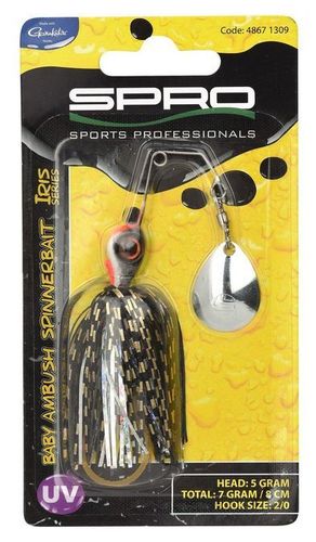 Spro Spinnerbait Iris Baby Ambush Size 2/0, 7g, 8cm, Firetiger