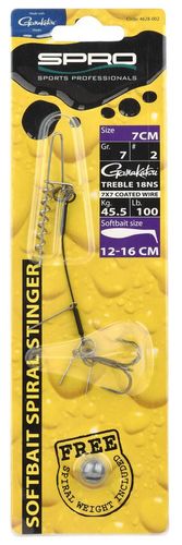 Spro Stinger Softbait Spiral Size 2, 5cm, 5g