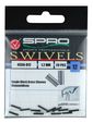 Spro Krimp Single Black Brass Sleeves Size 14, 1,4mm