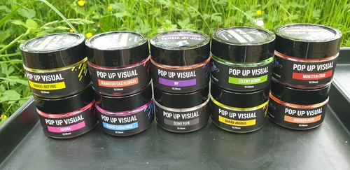 Top Carp Pop-Up Visual 15/20mm, 100ml Jahoda