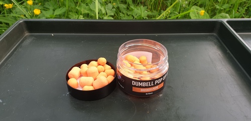 Top Carp Dumbell Pop Up Visual 10/15mm, 100ml Broskev-Pepř