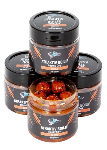 Top Carp Boilies v dipu  Atractiv boilie Intensiv Carp 150ml Big Crab