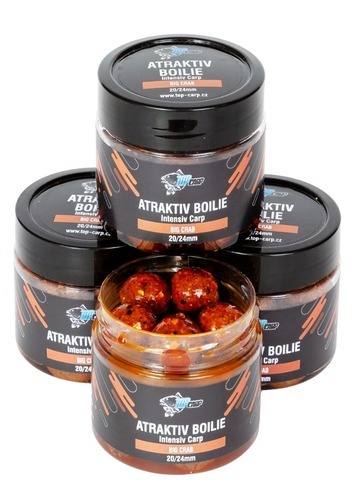 Top Carp Boilies v dipu  Atractiv boilie Intensiv Carp 150ml Big Crab