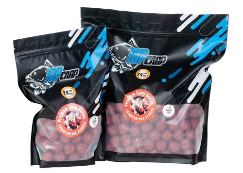 Top Carp Trvanlivé Boilies Premium Carp Frankfurtská klobása 20mm, 1kg