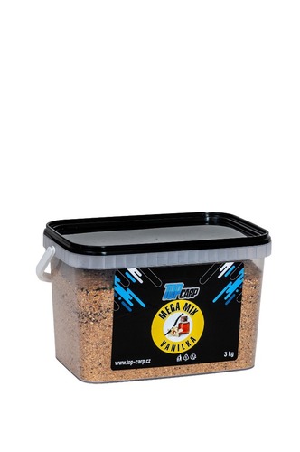 Top Carp Krmitková směs Megamix 3 kg Kbelík Vanilka