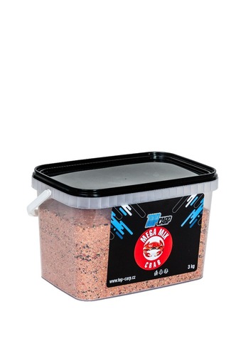 Top Carp Krmitková směs Megamix 3 kg Kbelík Crab