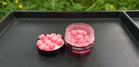 Top Carp Dumbell Pop Up Visual 10/15mm, 100ml Jahoda