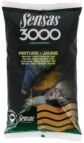 Sensas Krmení 3000 Sufrace Friture Jaune, 800g (Drobná ryba - žluté)