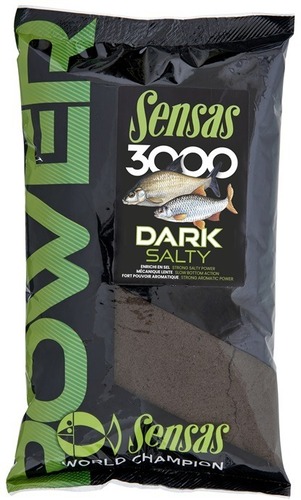 Sensas Krmení 3000 Power Dark Salty 1kg