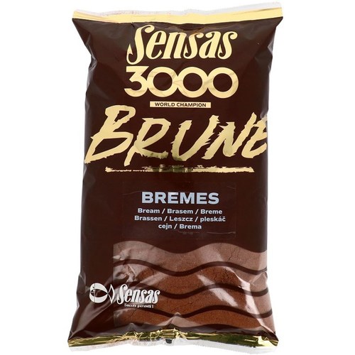 Sensas Krmení 3000 Brune 1 kg Bremes (Cejn-hnědá)