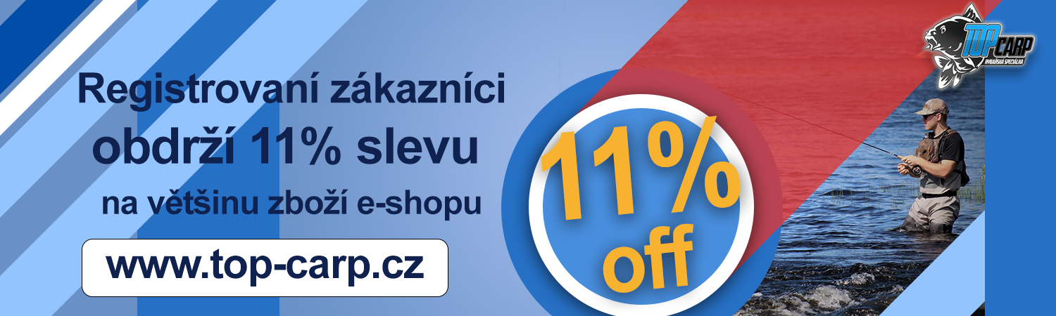 Sleva pro registrované uživatele 11%